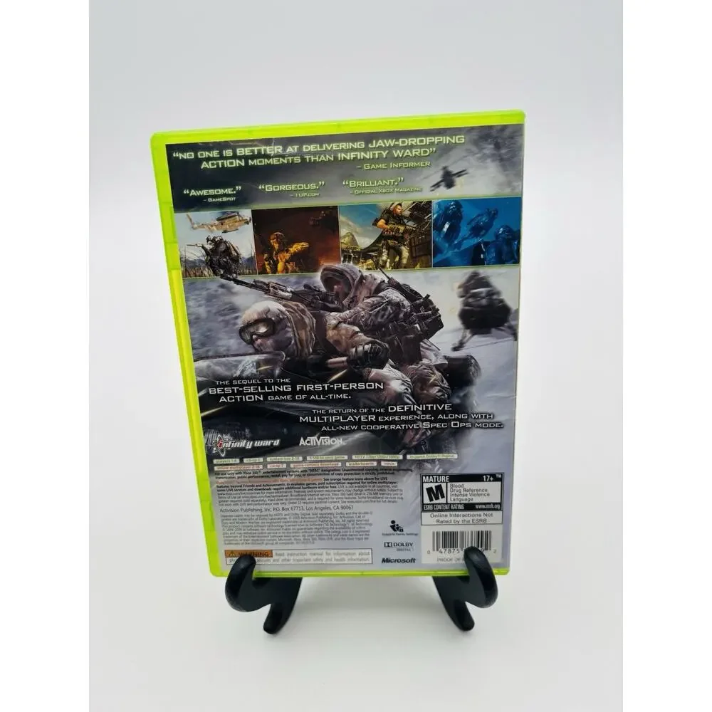 Call of Duty: Modern Warfare 2 MW2 Microsoft Xbox 360 CIB Tested Works Complete